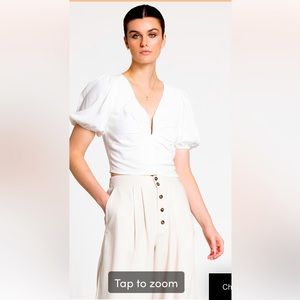 Lush - NWT off white top size small